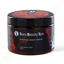 Crema de masaj pentru subtiere Chili Sara Beauty Spa 500 ml.