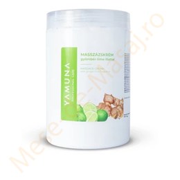 Crema de masaj Yamuna cu ghimbir - lime 1020 gr.