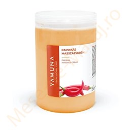 Crema de masaj Paprika Yamuna cu boia 1000 ml.