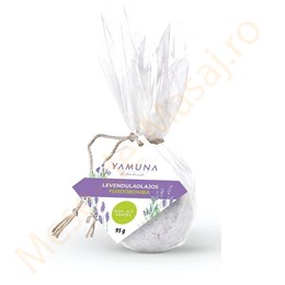 Bila bomba de baie efervescenti cu lavandă Yamuna 95 gr.