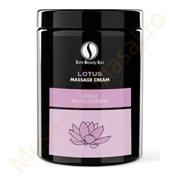 Crema de masaj de floare de Lotus Sara Beauty Spa 1000 ml.