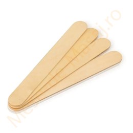 Spătulă din lemn de unică folosință.