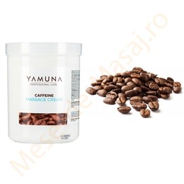 Crema de masaj Yamuna cu cofeina 1000 ml.