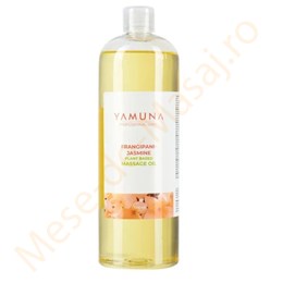 Ulei de masaj Yamuna cu Frangipani si Iasomie 1000 ml.