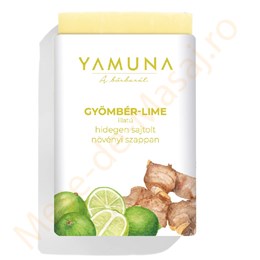 Sapun vegetal presat la rece ghimbir lime Yamuna 110 gr.