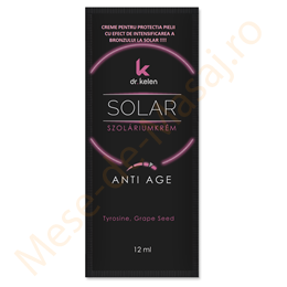 Crema pentru solar Anti Age 12 ml.