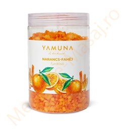 Sare de baie Yamuna cu portocala scortisoara 1000 gr.