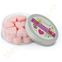 Bila bomba de baie efervescenti inimioare Yamuna 145 gr.