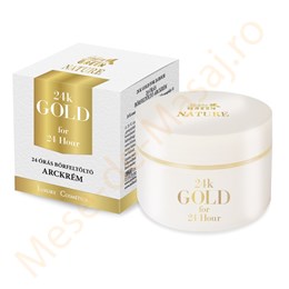 24KGold Crema de zi antirid Golden Green Nature cu aur 50 ml